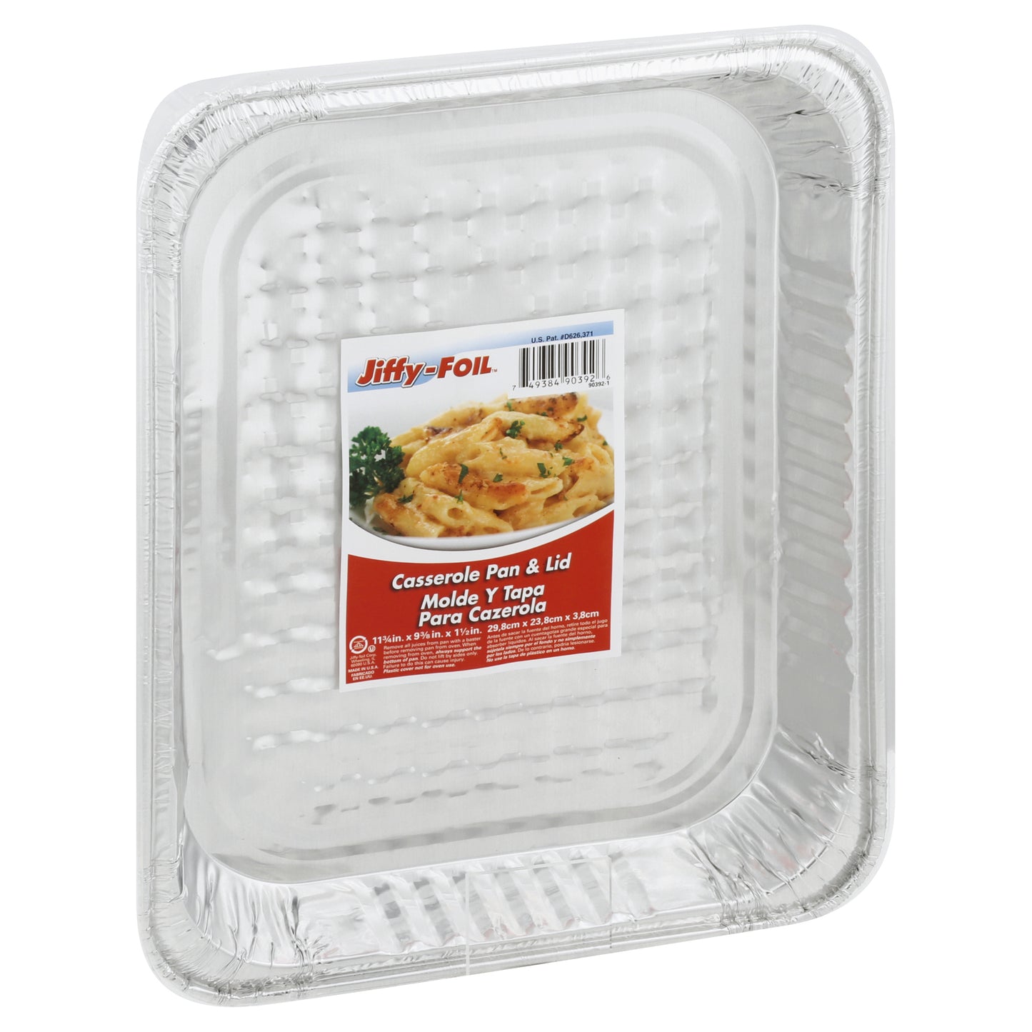 Jiffy Foil Casserole Pan & Lid 1 ea