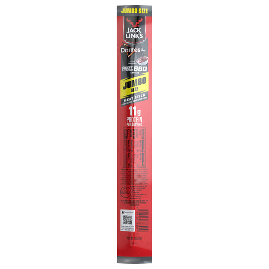 Jack Link's Beef Jerky Doritos Sweet & Tangy BBQ Flavored 2 Oz