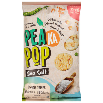 PeaKaPop Sea Salt Veggie Crisps 5 oz