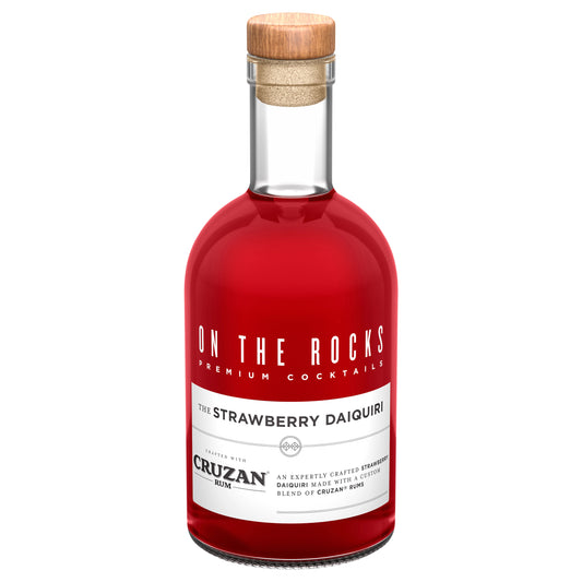 On The Rocks Cruzan Strawberry Daiquiri Ready to Drink Cocktail 750 ml