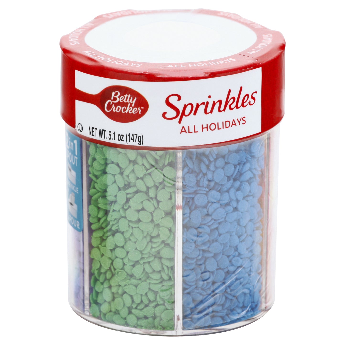 Betty Crocker All Holidays Sprinkles 5.1 oz