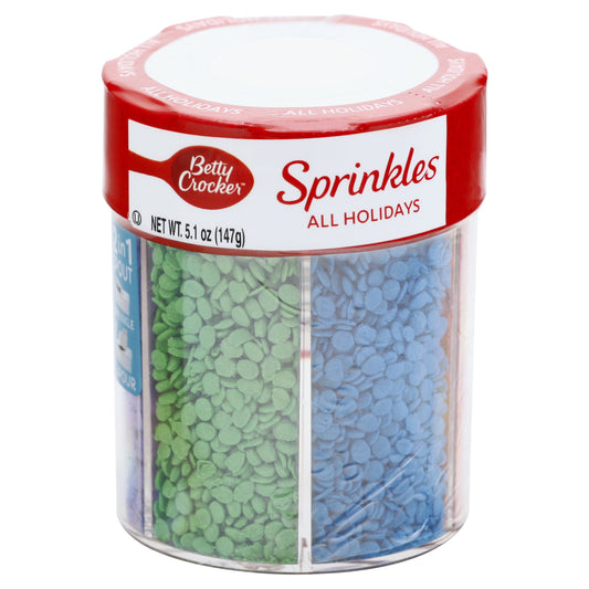 Betty Crocker All Holidays Sprinkles 5.1 oz