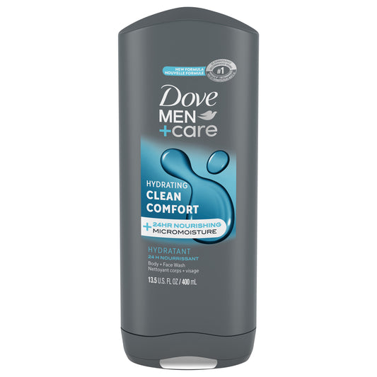 Dove Men+Care Hydrating Clean Comfort Body and Face Wash
