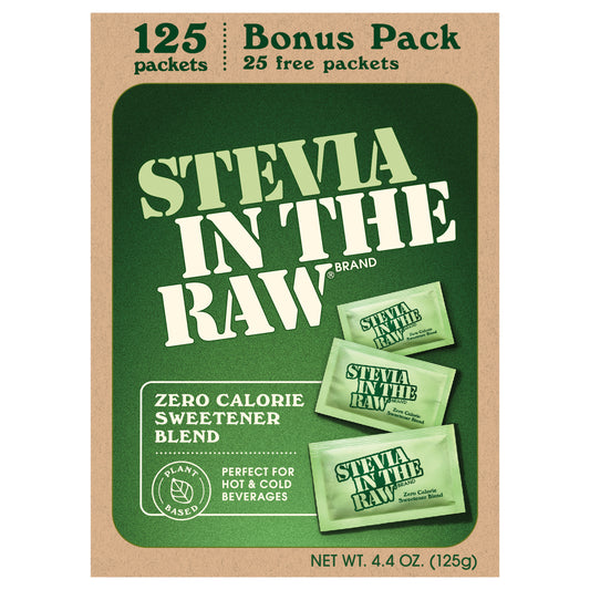 Stevia In The Raw Zero Calorie Sweetener 125 ea