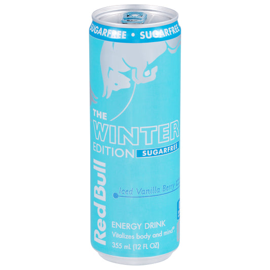 Red Bull The Winter Edition Sugarfree Iced Vanilla Berry Energy Drink 12 fl oz