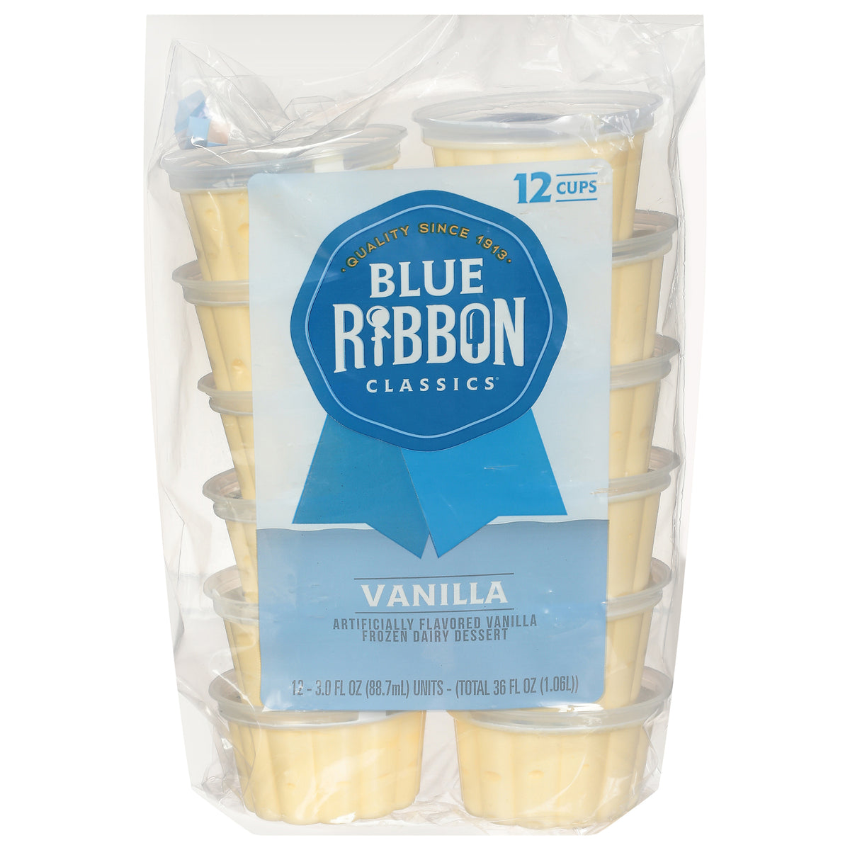 Blue Ribbed Cups Blue Ribbon Classics Vanilla Frozen Dessert Cups – Champagne's Marche