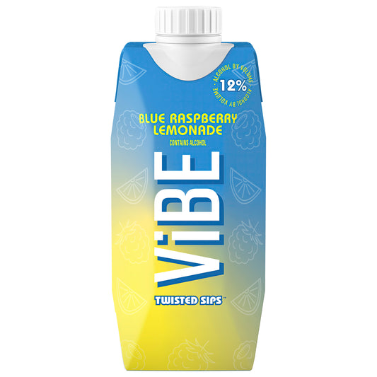 ViBE Twisted Sips Blue Raspberry Lemonade Tetra 500ml