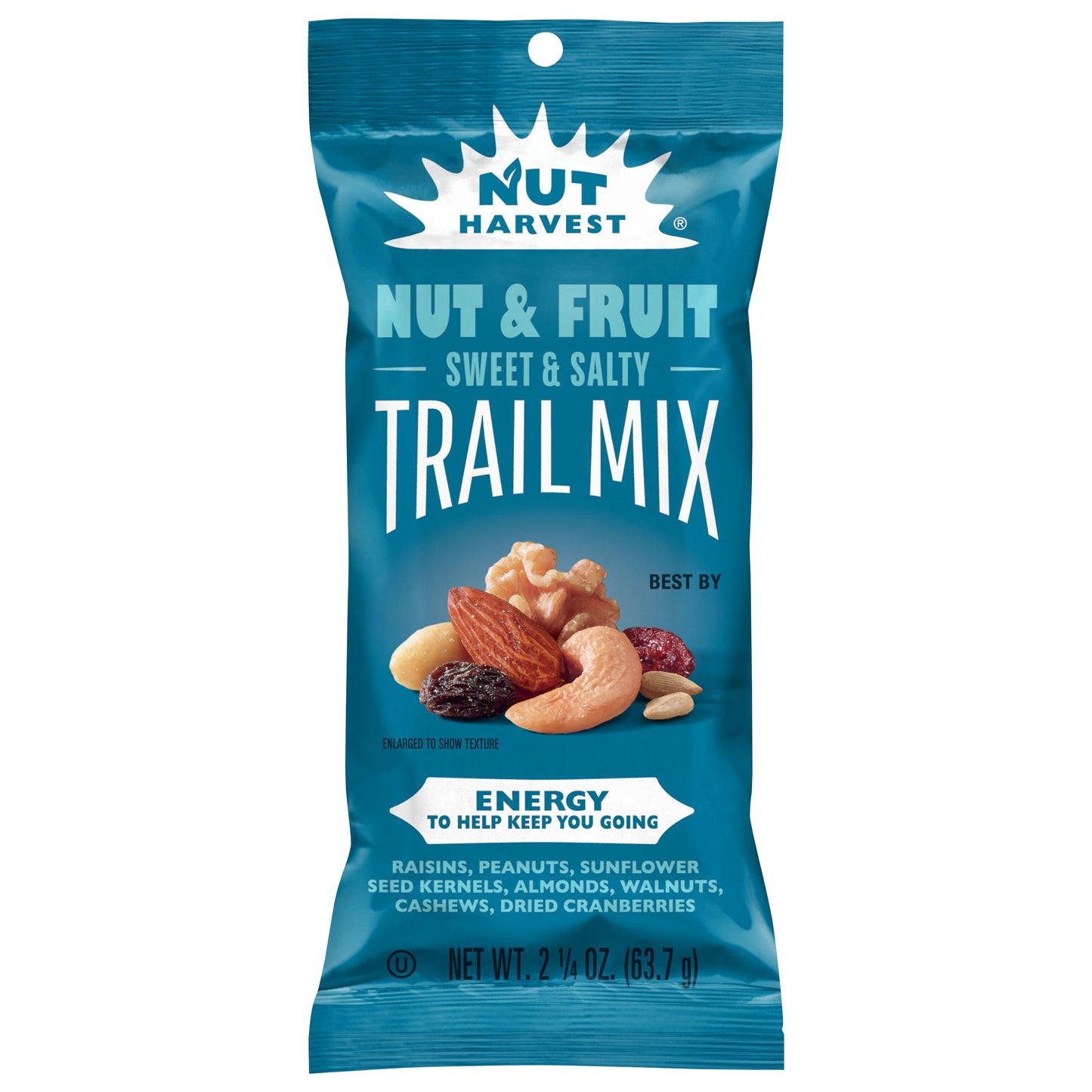 Nut Harvest Nut & Fruit Trail Mix Sweet & Salty 2 1/4 Oz