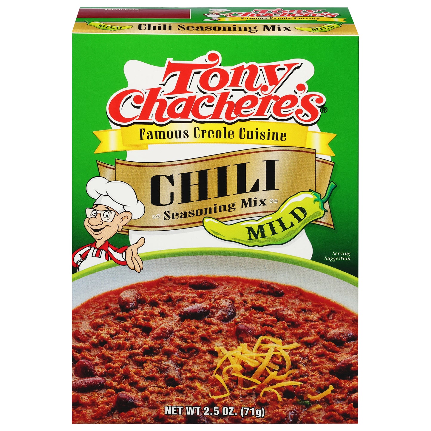 Tony Chachere's Chili Seasoning Mix 2.5 oz