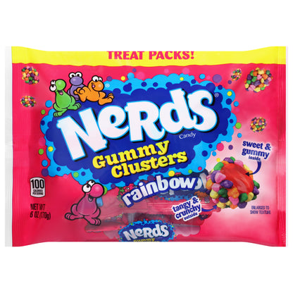 Nerds Rainbow Gummy Clusters Treat Packs 6 oz
