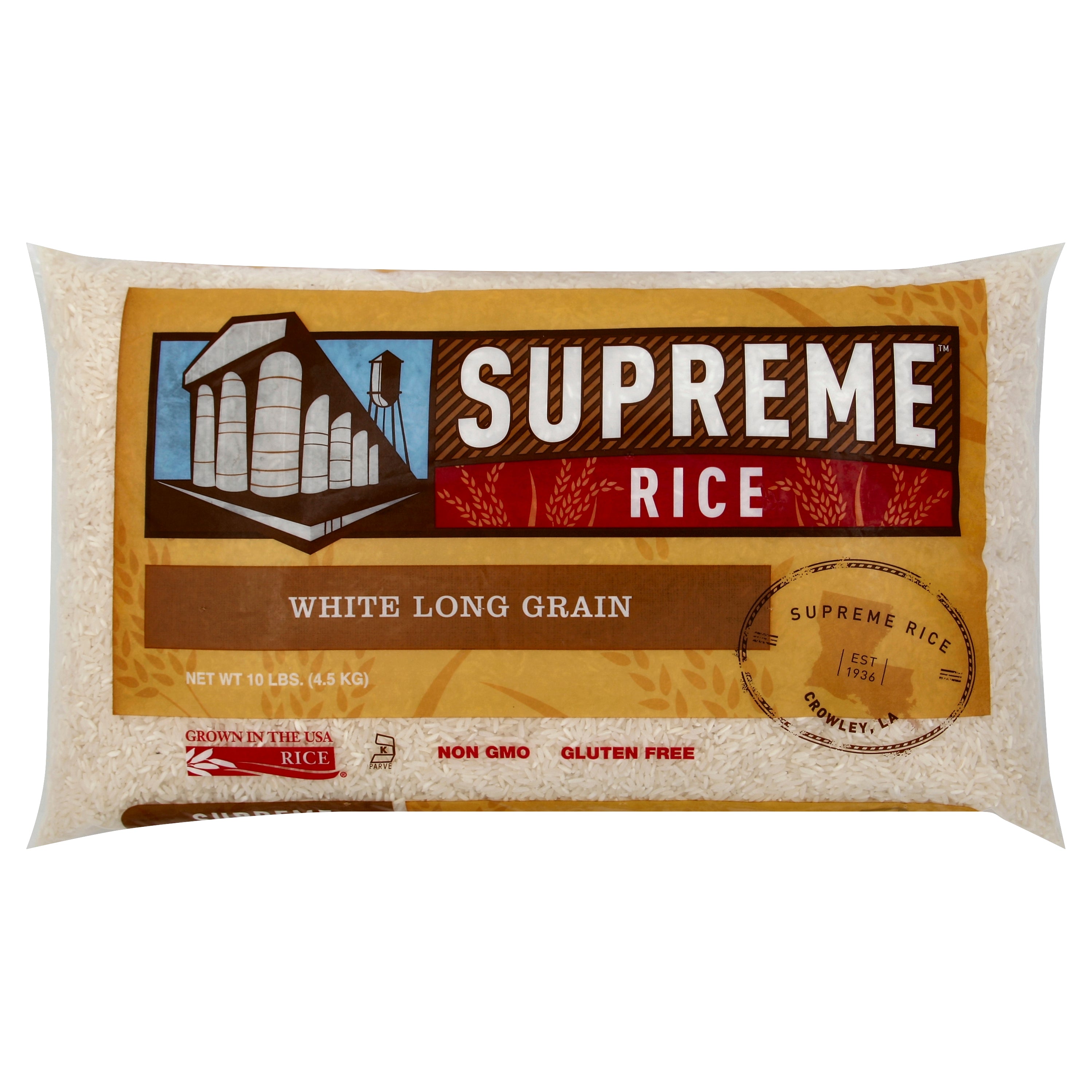 Supreme Rice White Rice 10 lb - WHITE LONG GRAIN – Champagne's Marche