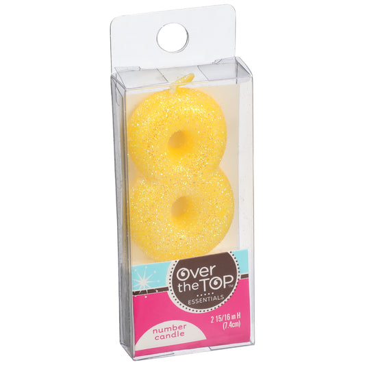 Number 8 Candle