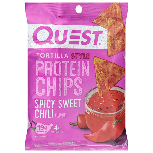 Quest Tortilla Style Spicy Sweet Chili Flavor Protein Chips 1.1 oz