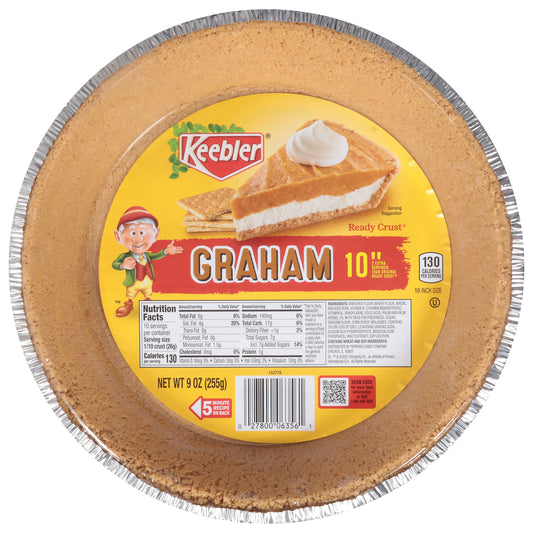 Keebler 10 Inch Graham Ready Crust 9 oz