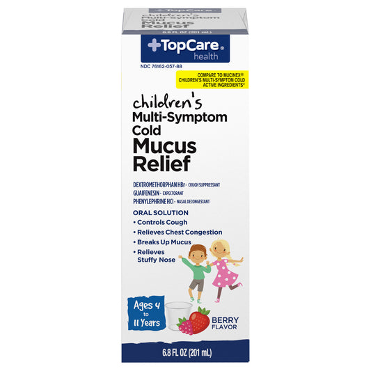 TopCare Health Children's Multi-Symptom Cold Berry Flavor Mucus Relief 6.8 fl oz