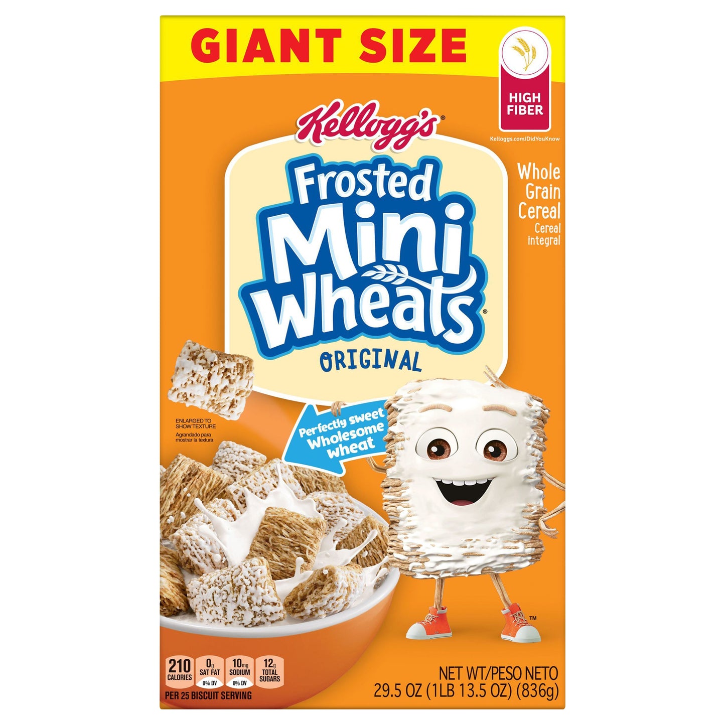 Kellogg's Frosted Mini-Wheats Breakfast Cereal Original, 29.5 oz
