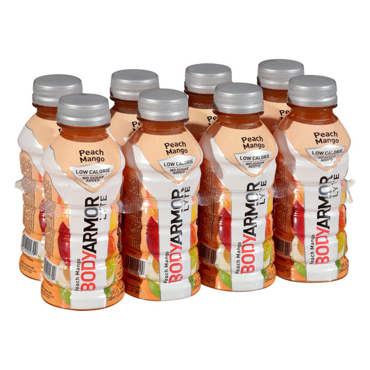 BodyArmor Lyte Peach Mango Sports Drink 8 - 12 fl oz Bottles