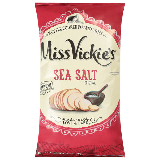 Miss Vickie's Kettle Cooked Sea Salt Potato Chips 8 oz