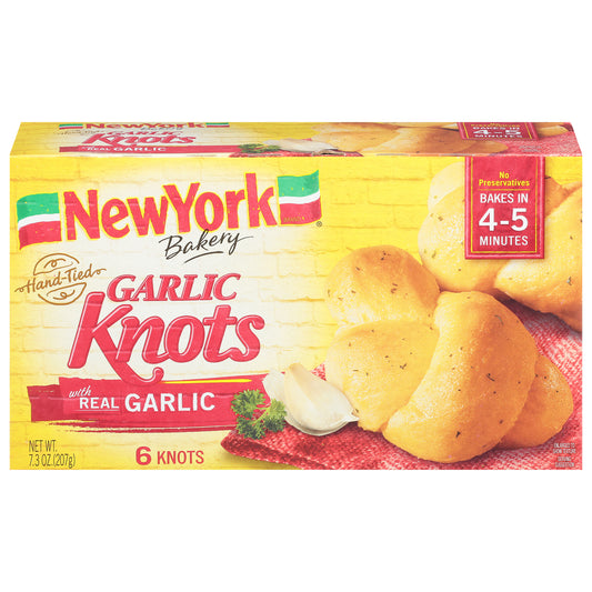 New York Bakery Hand-Tied Garlic Knots 6 ea