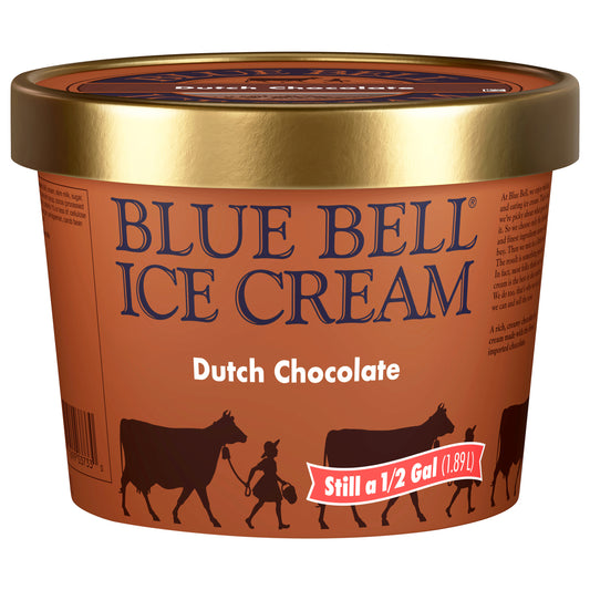 Blue Bell Dutch Chocolate Ice Cream 0.5 gal