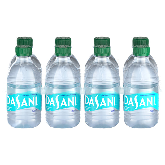 DASANI Purified Water Bottles Enhanced with Minerals, 12 fl oz, 8 Pack