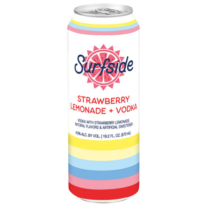 Surfside Strawberry Lemonade + Vodka 19.2 fl oz