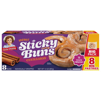 Snack Cakes, Little Debbie Big Pack Sticky Buns