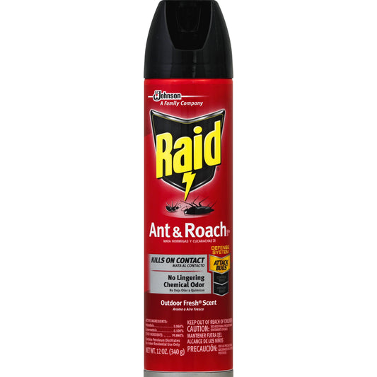 Raid RAID ANT/ROACH KILLER OUTDR FRSH 12 OZ