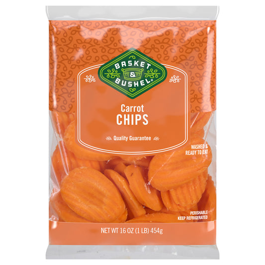 Basket & Bushel Chips Carrot 16 oz