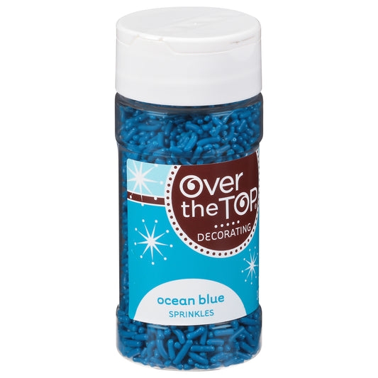 Over the Top Decorating Ocean Blue Sprinkles 3 oz