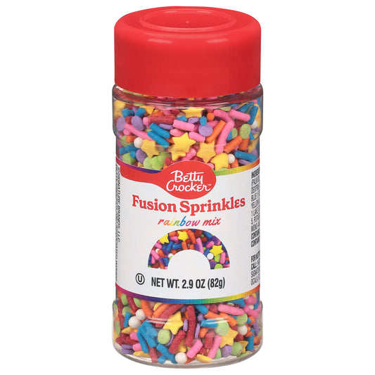Betty Crocker Rainbow Mix Fusion Sprinkles 2.9 oz