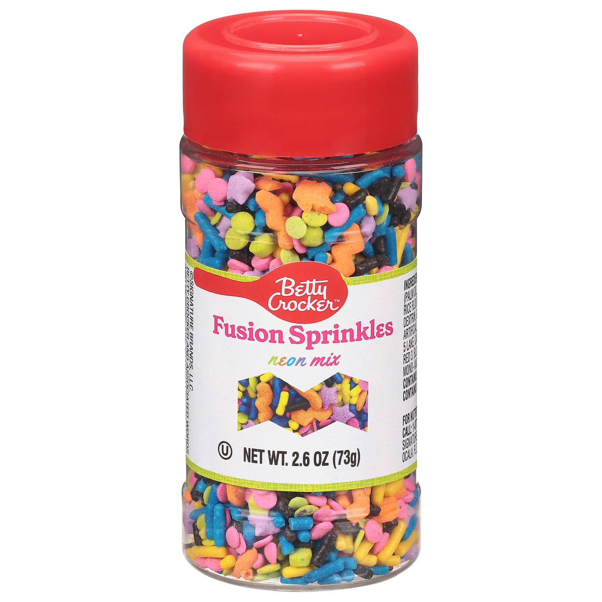 Betty Crocker Neon Mix Fusion Sprinkles 2.6 oz