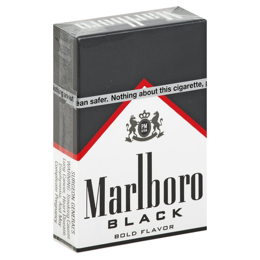 Marlboro Cigarettes 20 ea - BLACK BOLD FLAVOR
