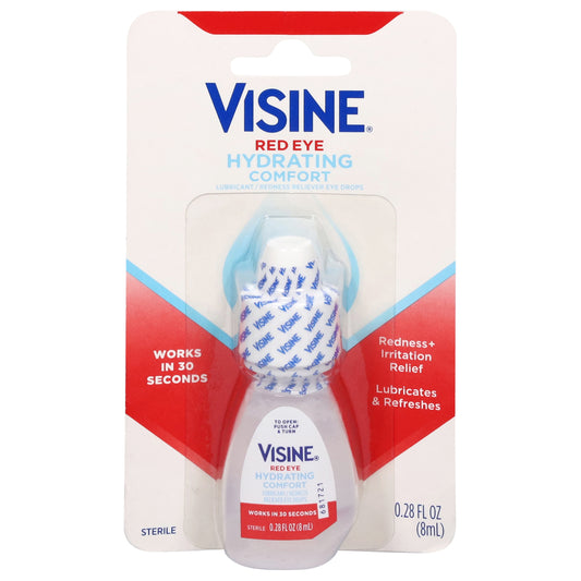 Visine Red Eye Hydrating Comfort Eye Drops 0.28 fl oz
