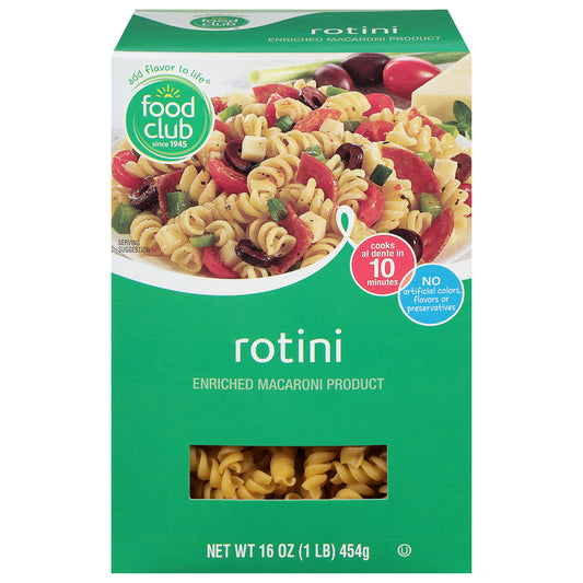 Food Club Rotini 16 oz