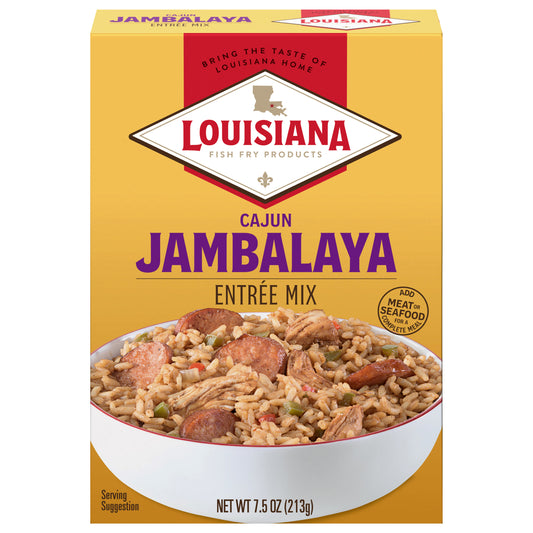Louisiana Fish Fry Products Cajun Jambalaya Entree Mix 7.5 oz