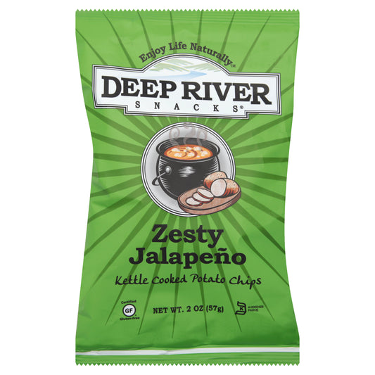 Deep River Snacks Potato Chips 2 oz - Jalapeno