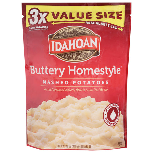 Idahoan Buttery Homestyle Mashed Potatoes Value Size 12 oz