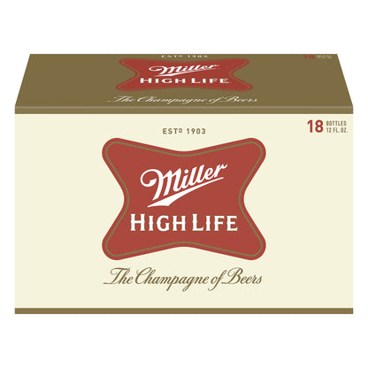 Miller High Life Beer 18 ea