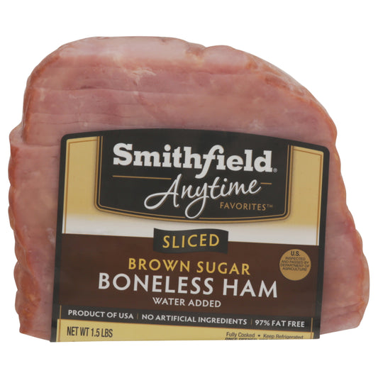 Smithfield Sliced Brown Sugar Boneless Ham 1.5 lb