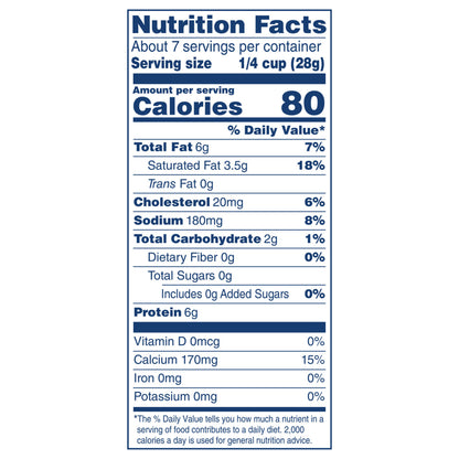 Kraft Lactose Free LMPS Mozzarella Shredded Natural Cheese 7 oz Bag