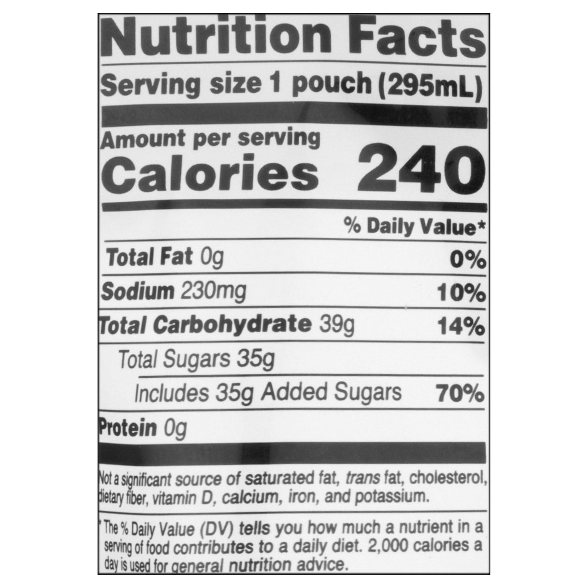 Daily's Pina Colada Ready to Drink Frozen Pouch 10 fl oz