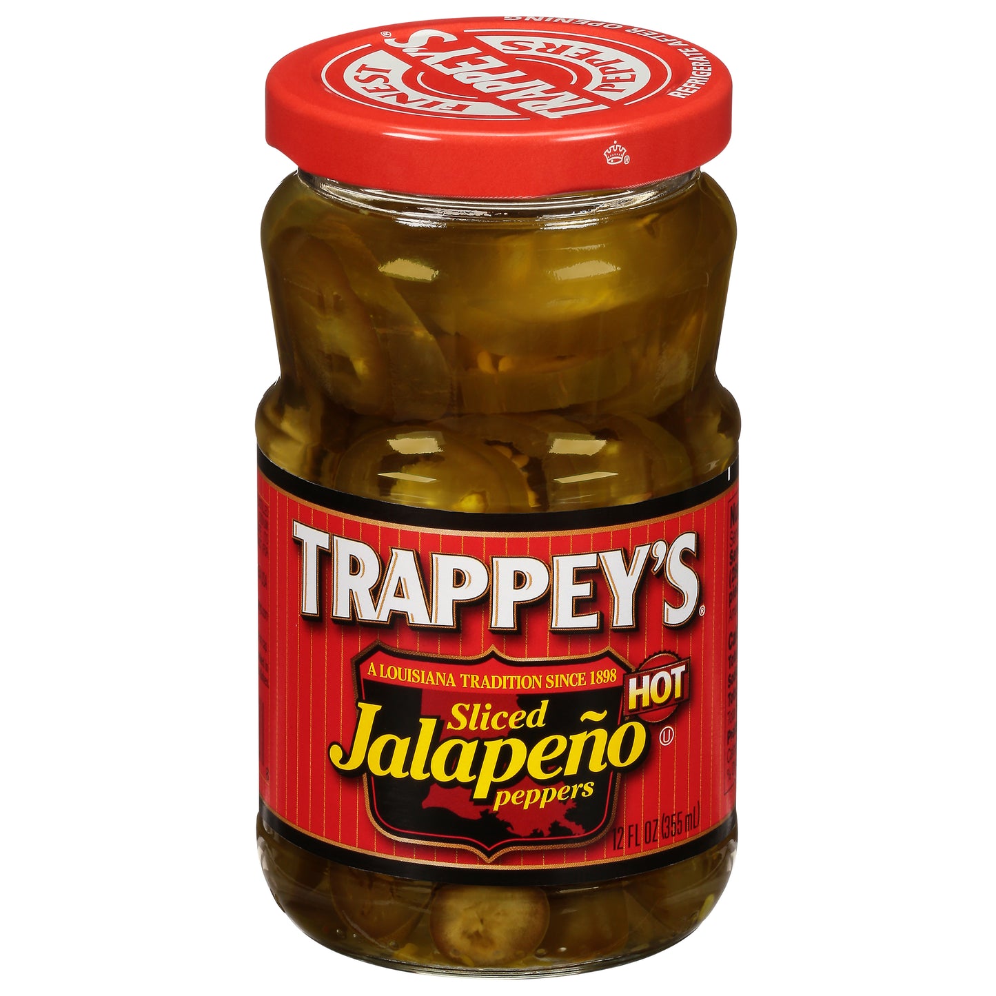 Trappey's Hot Sliced Jalapeno Peppers 12 fl oz