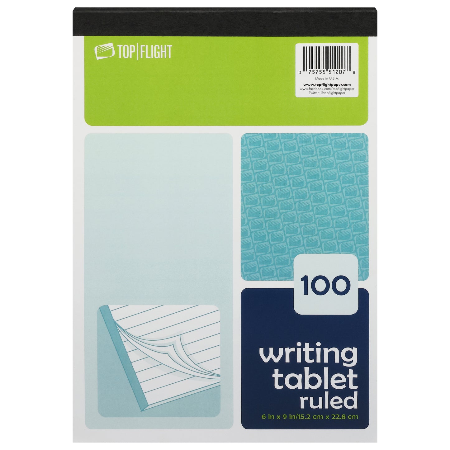 Top Flight Ruled 100 Writing Tablet 1 ea