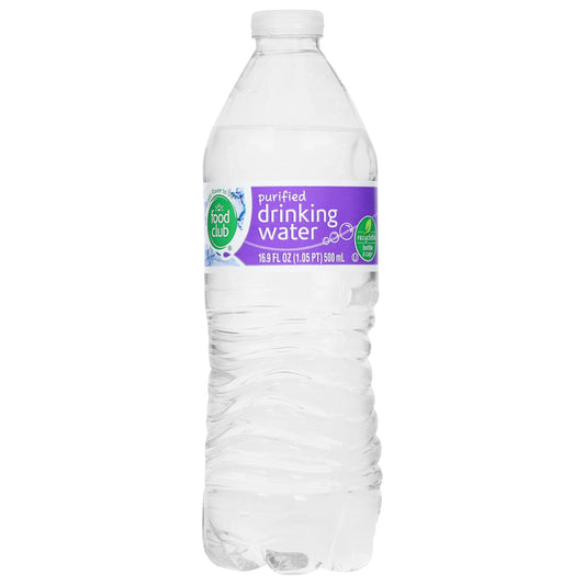 Food Club Purified Drinking Water 16.9 fl oz