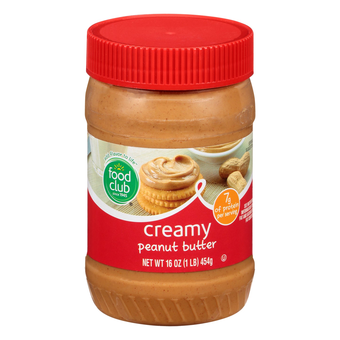 Food Club Creamy Peanut Butter 16 oz