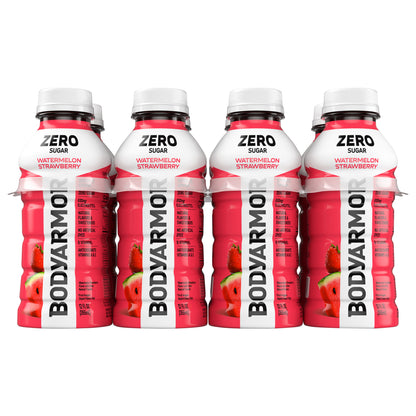 BODYARMOR Zero Sugar Watermelon Strawberry Electrolyte Sports Drink, 12 fl oz Bottles, 8 Pack