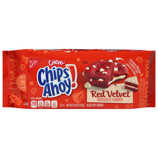 Chips Ahoy! Chewy Filled Soft Red Velvet Cookies 9.6 oz