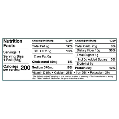 Legendary Foods Gluten Free Caramel Sticky Bun Flavored Protein Sweet Roll 2.3 oz