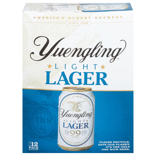 Yuengling Light Lager Beer 12 - 12 fl oz Cans